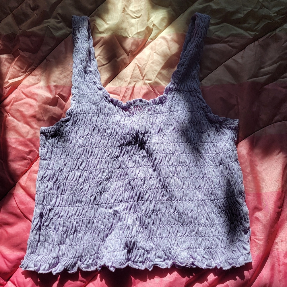 Lavender Crop Top